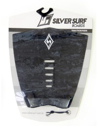 Deck Antiderrapante Surf Borracha Fina Silver Surf Camuflado.