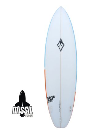 Prancha de Surf Silver Surf Surfboards Modelo Missil. Fácil Performance para surfistas Iniciantes e surfistas experientes.