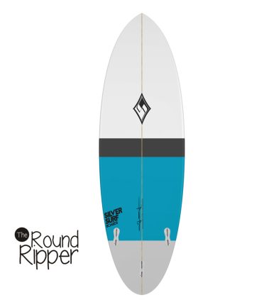 Prancha de Surf Silver Surf Surfboards Modelo Round Ripper Round Nose Biquilha. Fácil Performance para surfistas Iniciantes e surfistas experientes.