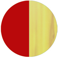 Madeirado com borda vermelha