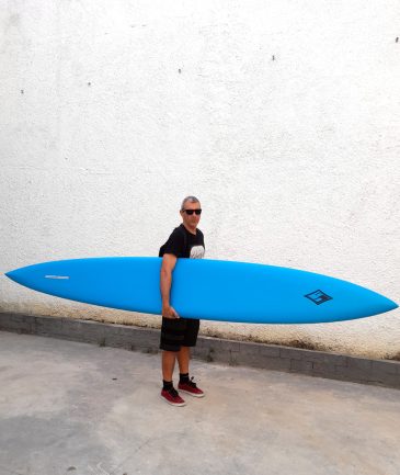 Prancha de Remada Paddleboard Prone Paddle 12 pés Silver Surf Surfboards. Shaper Adriano Teco.