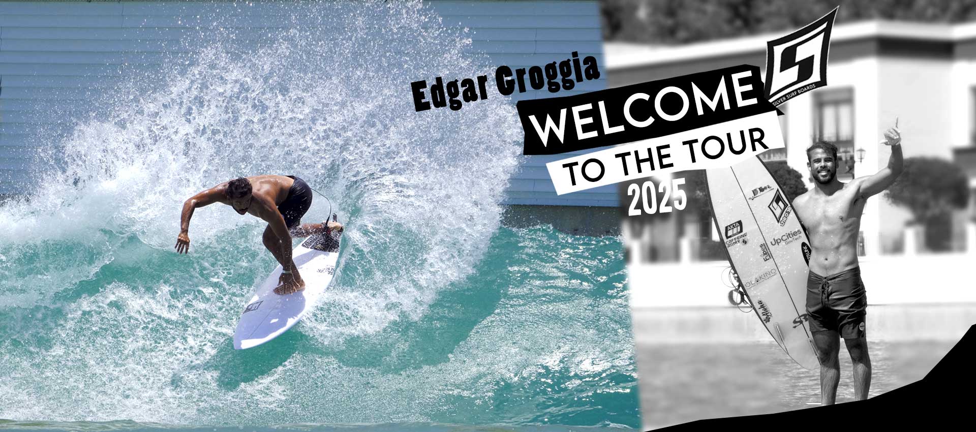 Edgar Groggia no Tour WSL 2025 - Atleta Silver Surf