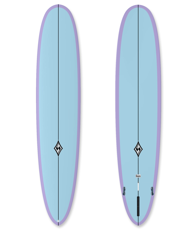 prancha-longboard-semiclassica-hibrida-adrianoteco-collection-venda-colorida-lilas-azul